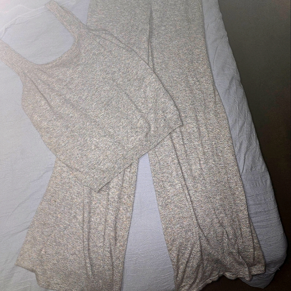 Grey sweater lounge wear